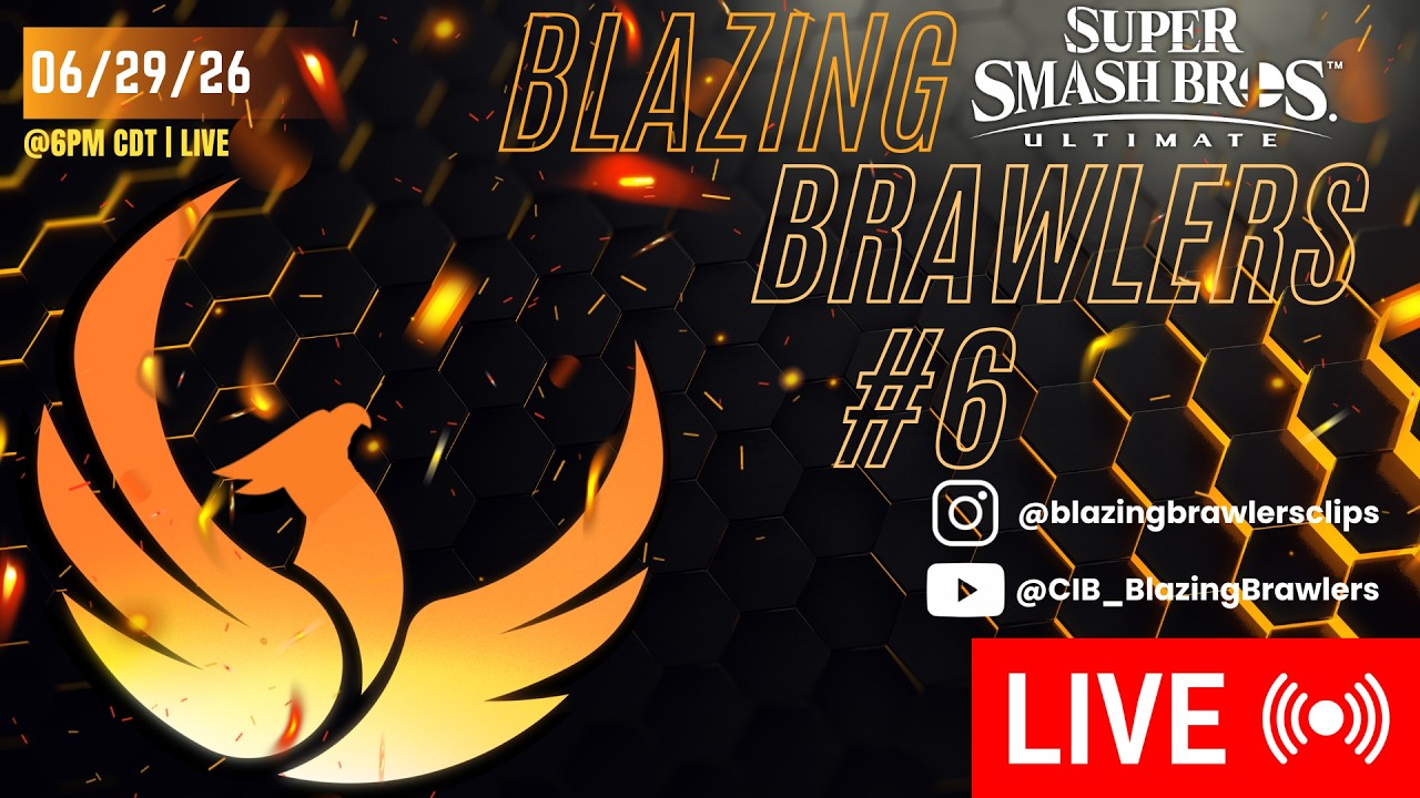 🔴LIVE – Blazing Brawlers #6 IS BACK (from tech issues)