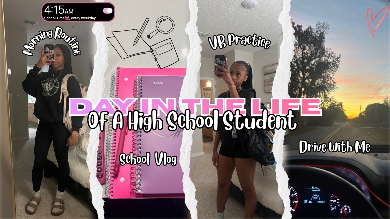 DAY IN THE LIFE OF A HIGHSCHOOL STUDENT 📚🍎 PART 3