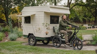 Say Goodbye to Rent! $1200 Tiny Camper Tricycle Full Review