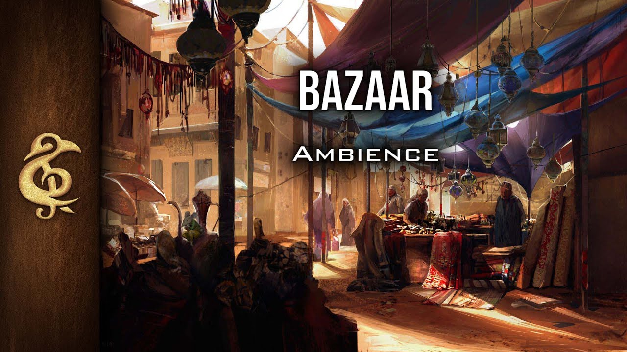 D&amp;D Ambience | Bazaar | Oriental Market, Trade, Camels, Spices, Music -  YouTube