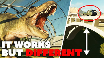 🔲 NEW TRICK To Release Dinosaurs In The Aviary & Make Tour Bridges in Jurassic World Evolution 3