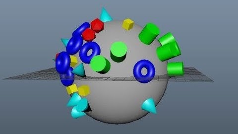 Maya 2018: MASH: Placer Node and Dynamics