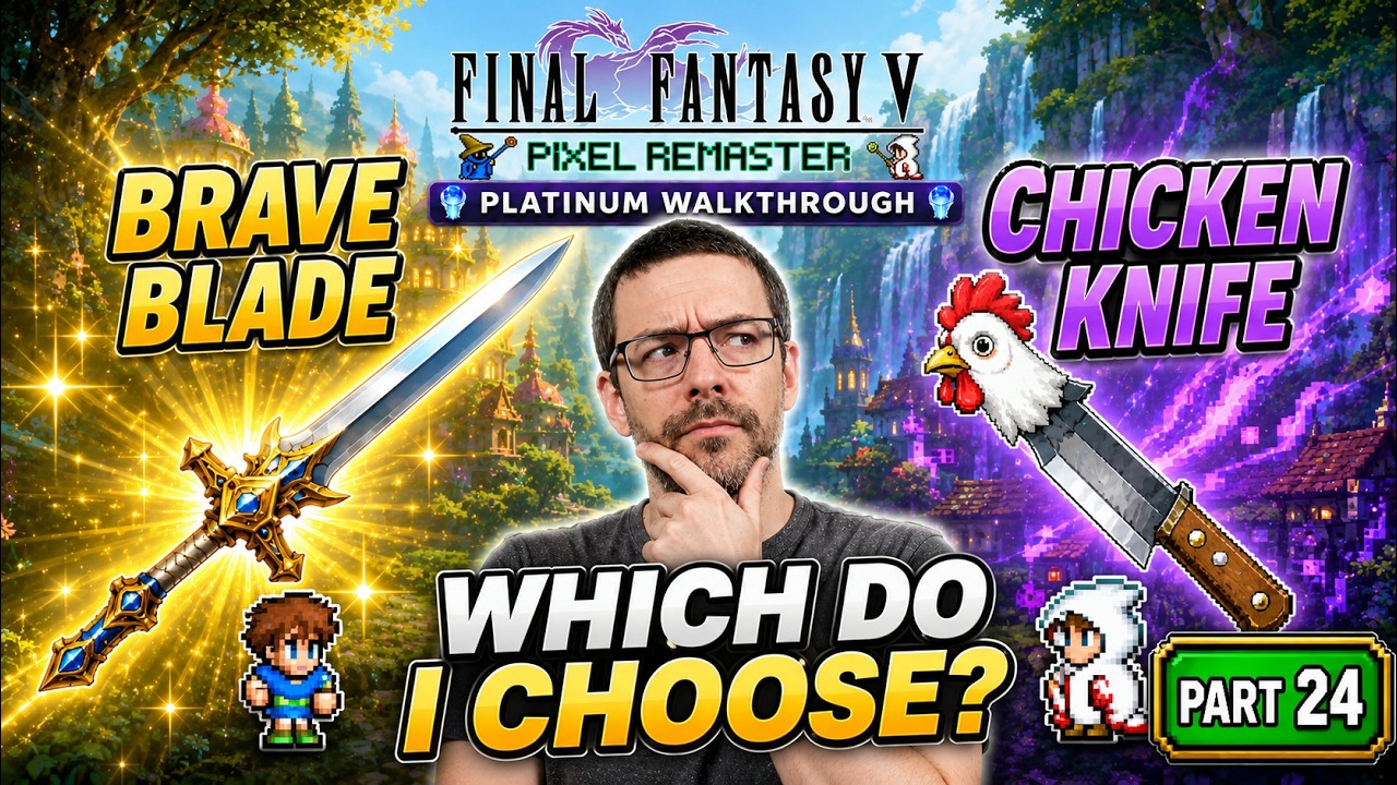 Final Fantasy 5 Platinum Trophy Guide Part 24 – Excalibur, Syldra & Brave Blade