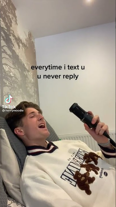 every time I text you never reply 😭😭😭