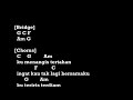 Sayang SUPERNOVA Chord Lirik