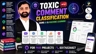 Toxic Comment Classification Using Python Flask Machine Learning | CS619 Complete Final Year Project