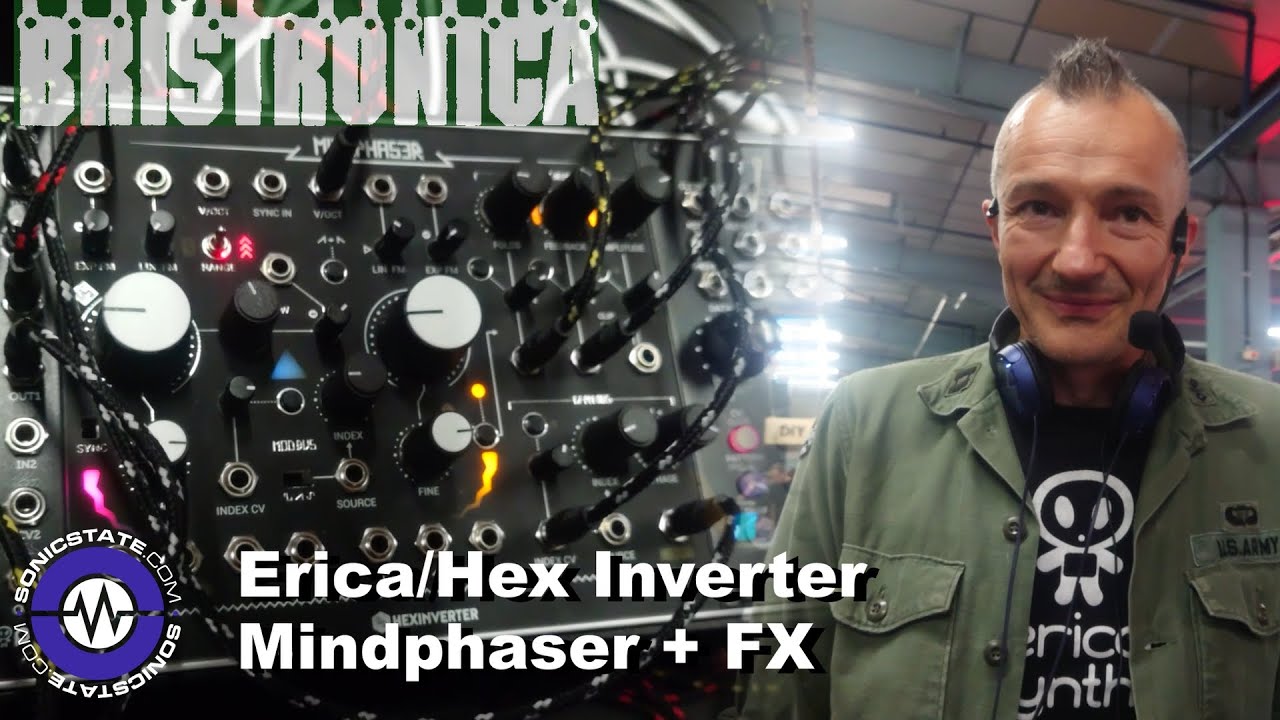 Bristronica 2023: Erica Synths - Hexinverter Mindphaser - Exclusive: new  Modules too...