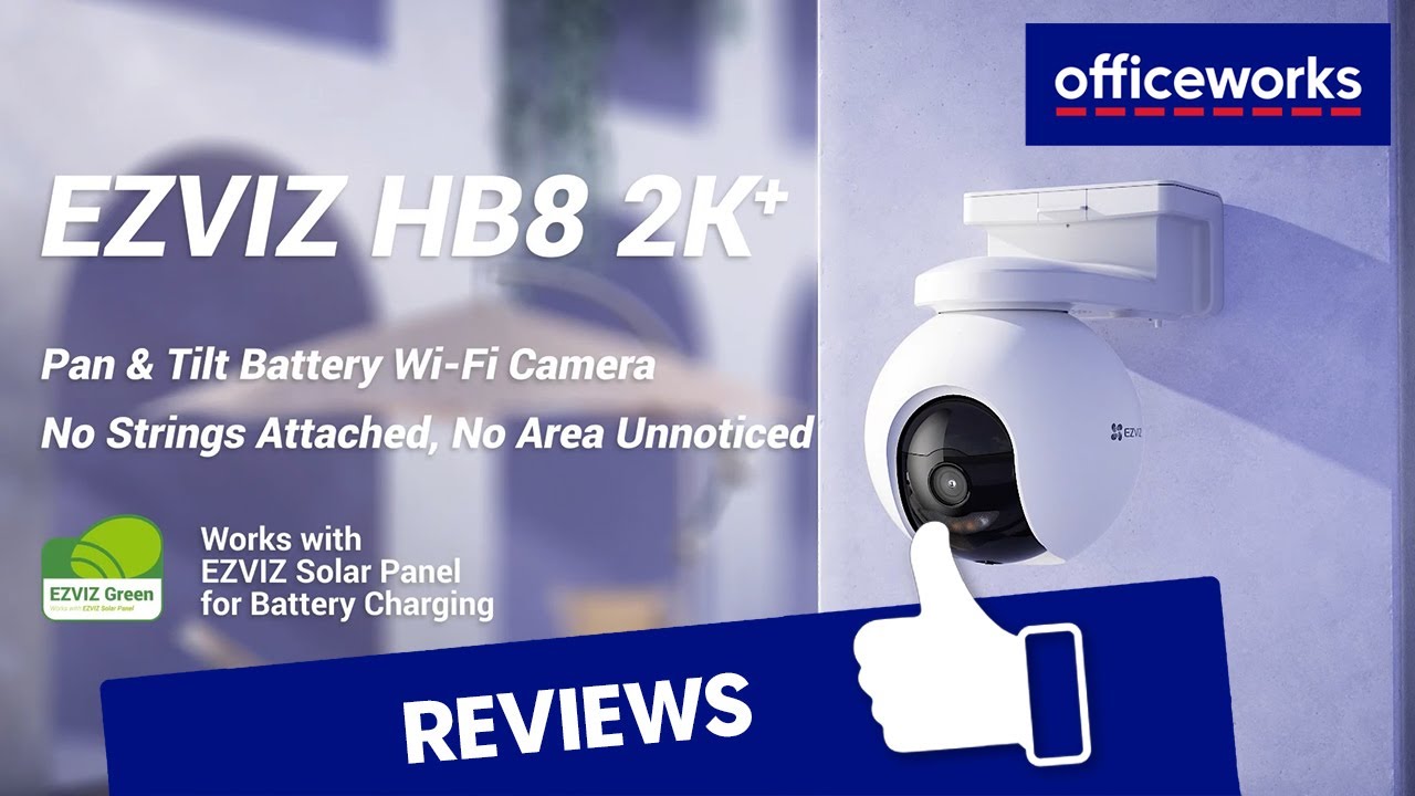 EZVIZ HB8 - Battery-Powered Pan & Tilt Wi-Fi Camera
