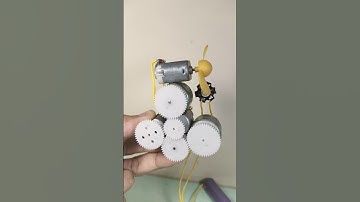 CARA MEMBUAT RANGKAIAN GENERATOR LISTRIK MINI PROTOTYPE MENGGUNAKAN GEAR PLASTIK