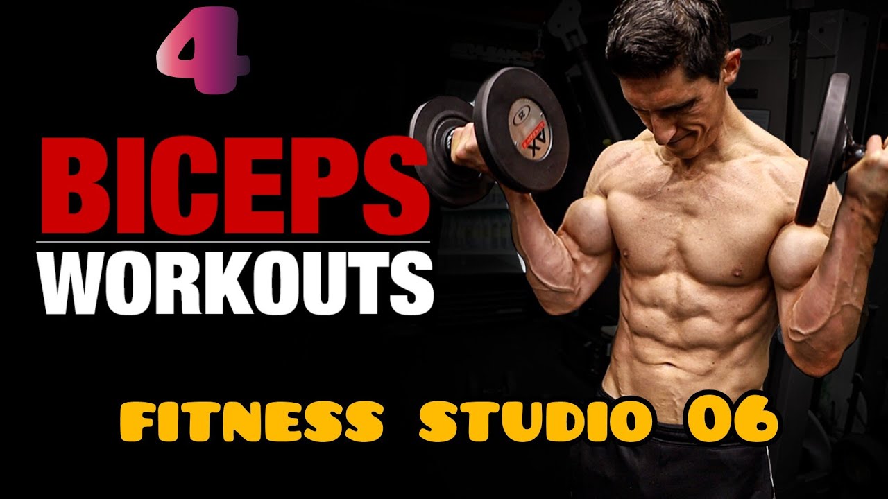 4 bicep workout for bigger bicep 💪 #exercise #gym #workout - YouTube