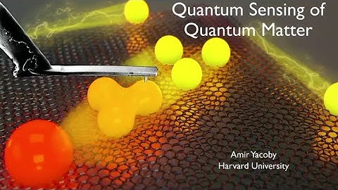 10/7/2025 -- Amir Yacoby, Harvard University -- Quantum Sensing of Quantum Matter