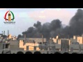 أحتراق بعض المنازل والمحال التجارية بدرعا المحطة نتيجة قصف قوات النظام16 2 2014 