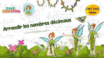 Arrondir les nombres décimaux - Cm1 Cm2 6ème Fée des Maths Leçon, Exercices, Evaluations