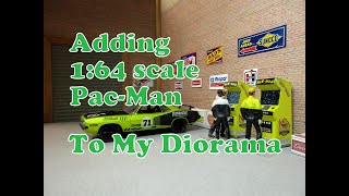 1:64 Pac-Man Arcade Machines for My Hot Wheels Dioramas & 1/64 Scale Diecast Garage in my hobby room