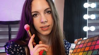 ASMR Friend Does Your Makeup 😌 (NO BACKGROUND NOISE)