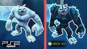 CRASH MIND OVER MUNTANT ALL INTRO HEROES ( COMPARISON PS2 / XBOX 360 )