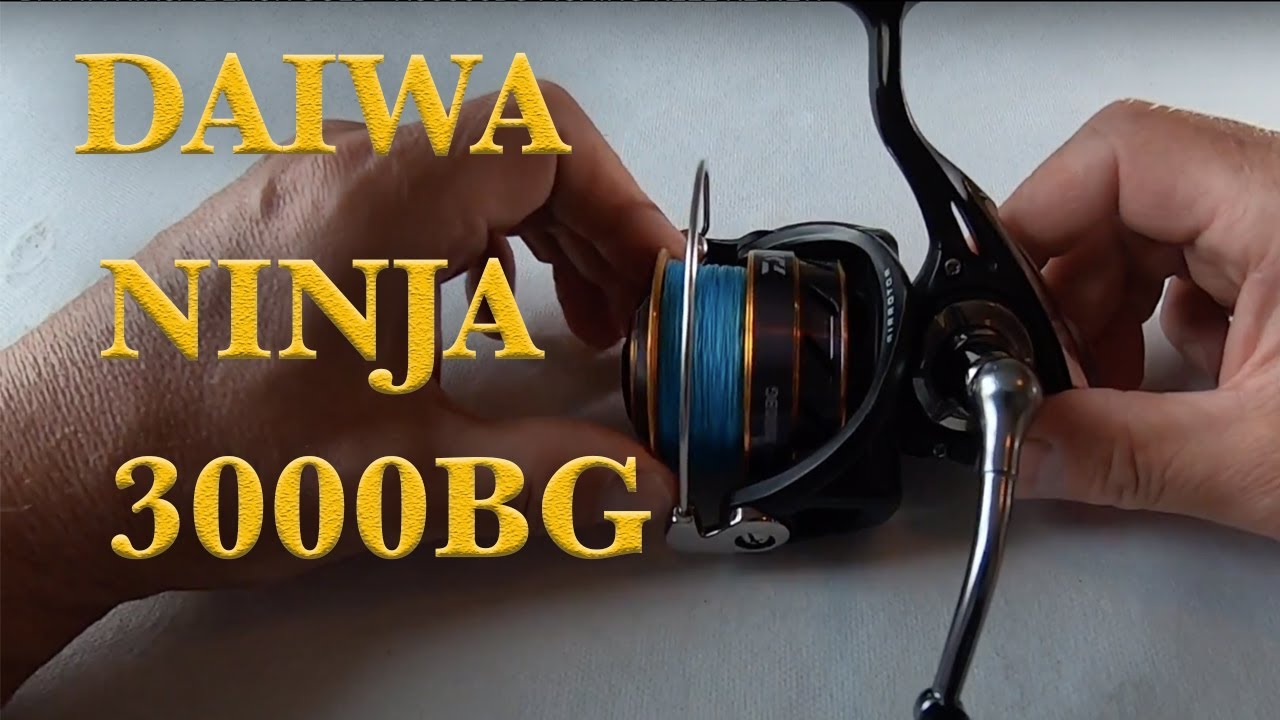 DAIWA NINJA BLACK GOLD - NJ3000BG FISHING REEL REVIEW 