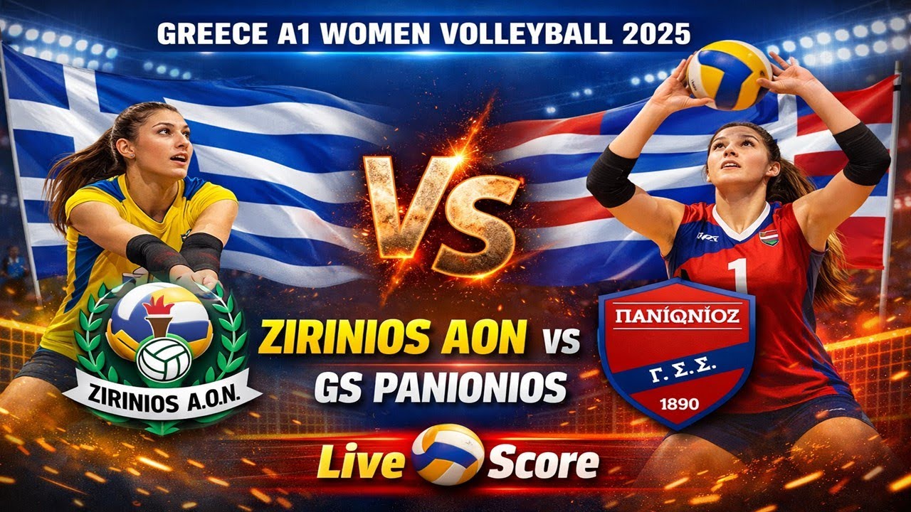 Zirinios Aon Vs GS Panionios 🏐Greece A1 Women Volleyball 2025 🏐Live Score