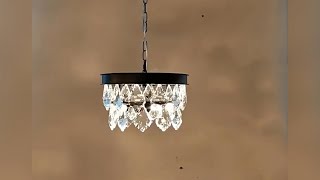 Rustic Modern Round Crystal Chandeliers Round Light
