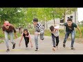 Kids Play Running Competition who's The Fastest Five Little Ducks Super Simple Song Children