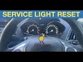 Ford b max service light reset procedure