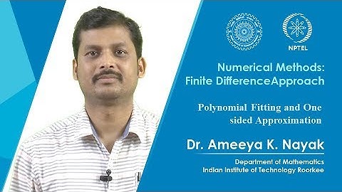 Lecture 05- Numerical Methods: Finite difference Approach