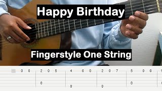 Download Lagu Happy Birthday Guitar Tutorial Fingerstyle One String for Beginner Slow Tempo Guitar Tab Lesson MP3 Download Lagu Happy Birthday Guitar Tutorial Fingerstyle One String for Beginner Slow Tempo Guitar Tab Lesson MP3