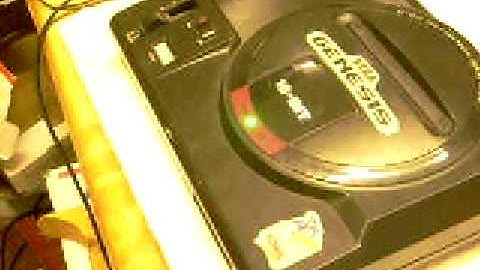 Sega Genesis Model 1 with Green power LED