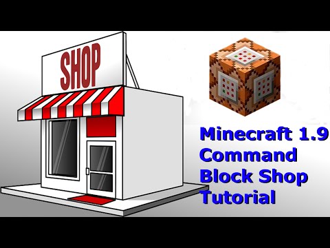 Minecraft - 1.9 Command Block Shop Tutorial