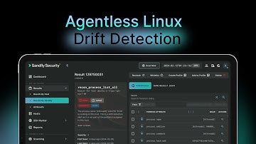 Find Linux intrusions rapidly with agentless drift detection from Sandfly Security.