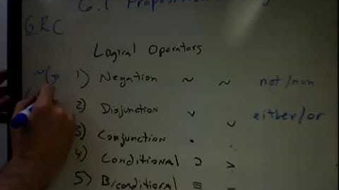 6.1 Introduction to Logical Connectives Part 2