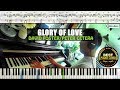 ♪ Glory Of Love - Peter Cetera / Piano Cover Instrumental Tutorial Guide