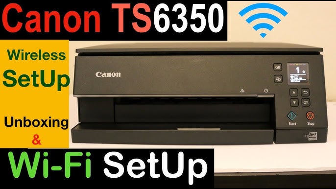 How to unbox and set up the Canon Pixma Home TS8360 printer 