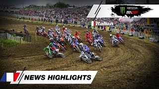 NEWS Highlights in Italiano | Monster Energy MXGP of France 2024 #MXGP #Motocross