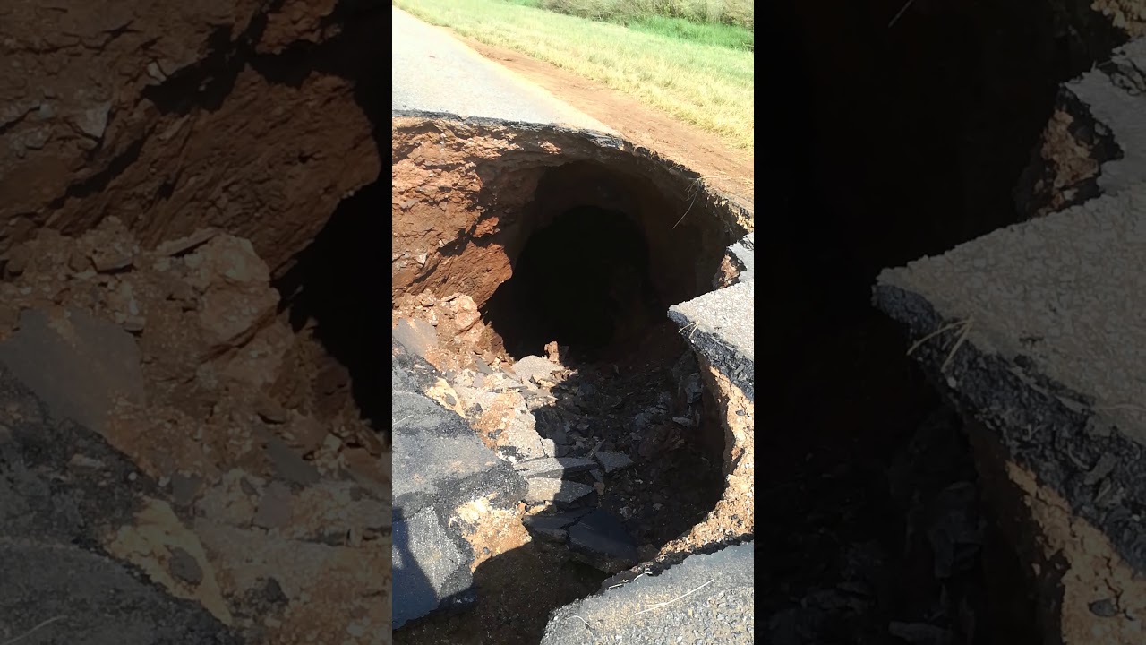 Sinkhole in south Africa ( Mzansi) YouTube