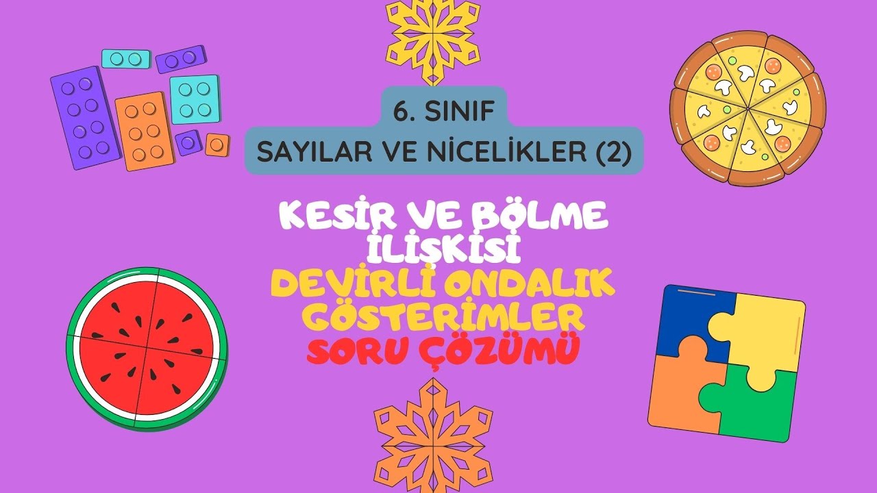 7. Devirli Ondalık Gösterimler Soru Çözümü - 6. Sınıf - Matematik - Sayılar ve Nicelikler (2)