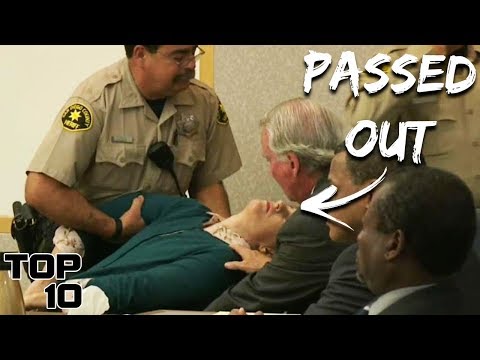 Top 10 Convicts Who Fainted After Given Their Sentencing