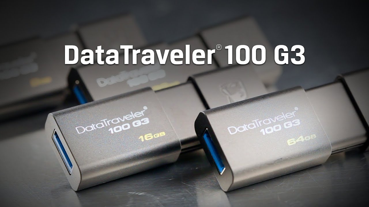 16GB-256GB USB 3.0 Flash Drive – DT100G3 – Kingston Technology