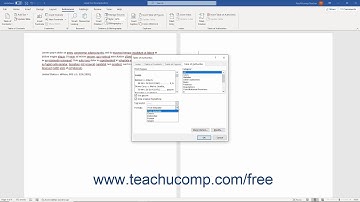 Word 2019 and 365 Tutorial for Lawyers: Creating a Table of Authorities Microsoft Training