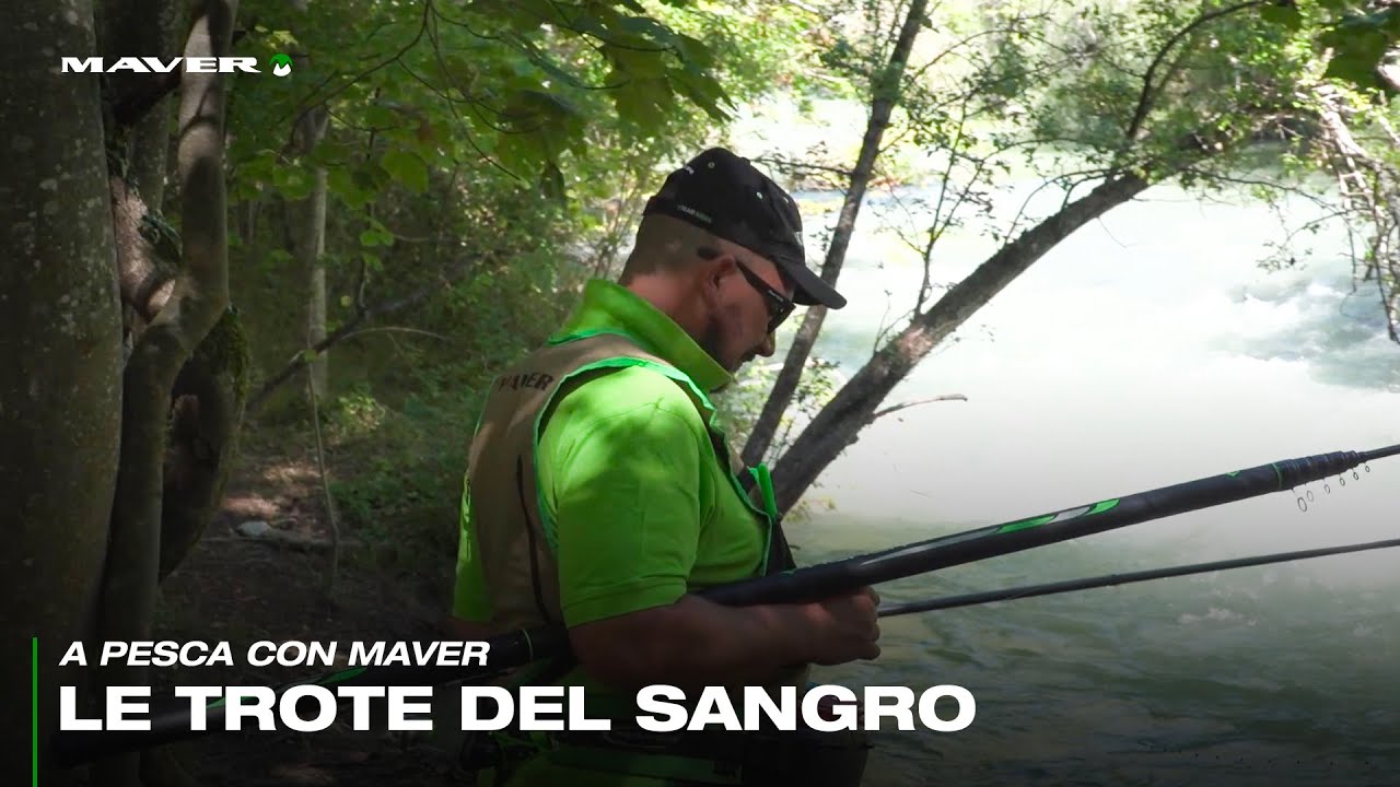 A pesca delle TROTE NATIVE nel fiume SANGRO - Trota Torrente con il team Maver