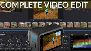 How to EDIT GOPRO FOOTAGE in DaVinci Resolve | A START to FINISH GUIDE