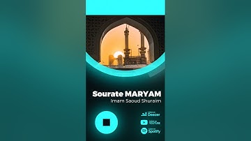 تلاوة خاشعة سورة مريم#سعود_الشريم #تلاوة_خاشعة #تلاوات #قران_كريم#اكسبلور #قرآن #fyp   #quran