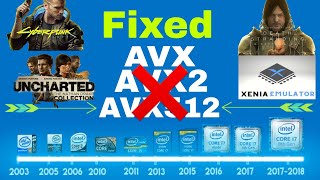 Fix Any Game or App Need AVX, AVX2, AVX512 or Any Instructions For old CPUs