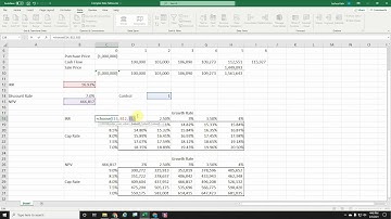 Data Tables in Excel, Advanced, 1 of 2