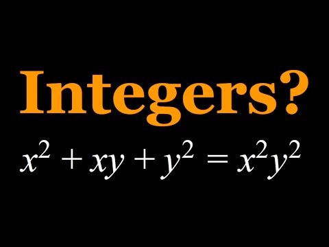 Solving x^2+xy+y^2=x^2y^2