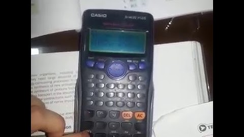 How to find SD on calculator fx-96 SG PLUS