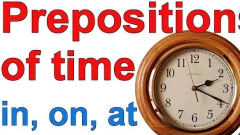 [ Prepositions of Time ] AT, ON, IN / #English #Grammar #Quiz / #preposition / @css-pms
