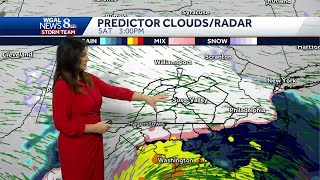 Hour-by-hour snow projections for south-central Pennsylvania