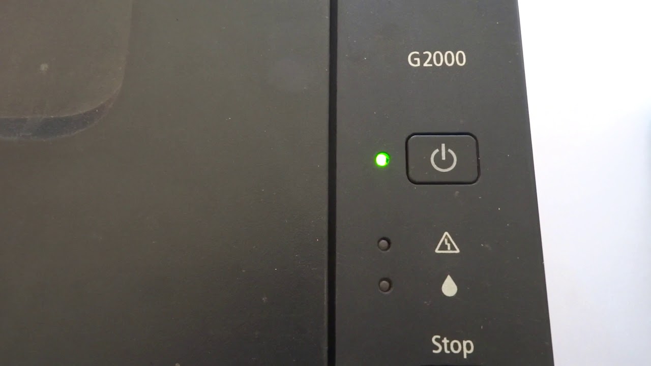 Canon G2000 ไฟติดกระพริบ 7 ครั้ง YouTube