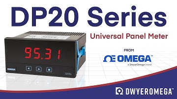 OMEGA DP20 Panel Meter for Process, Temperature and Electrical Measurement
